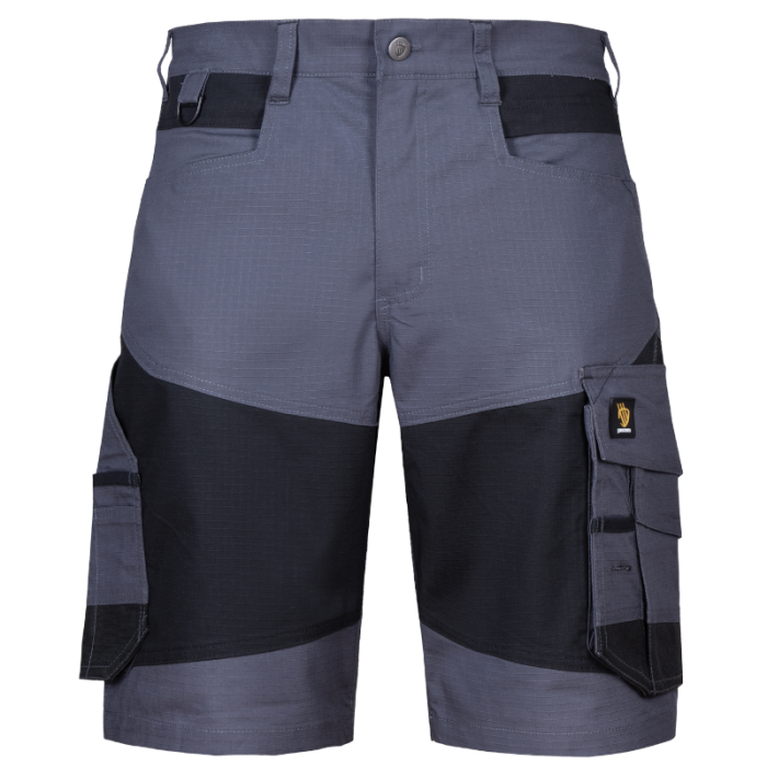 KRÓTKIE SPODENKI ROBOCZE PROCERA BARI, RIP-STOP, SPANDEX, CZARNE