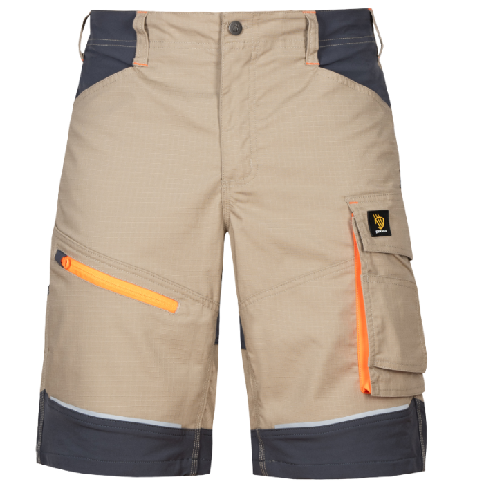 KRÓTKIE SPODENKI ROBOCZE PROCERA LIDO, RIP-STOP, KHAKI
