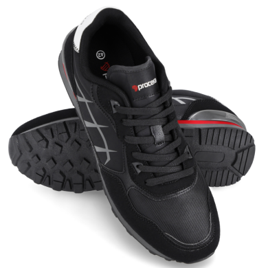 PÓŁBUTY REKREACYJNE PROCERA RUNNER MARK, ODDYCHAJĄCE, CZARNE