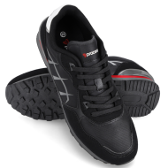 PÓŁBUTY REKREACYJNE PROCERA RUNNER MARK, ODDYCHAJĄCE, CZARNE