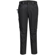 SPODNIE SOFTSHELL CD840 PORTWEST, CZARNE, WENTYLOWANE