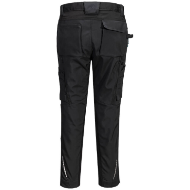 SPODNIE SOFTSHELL CD840 PORTWEST, CZARNE, WENTYLOWANE