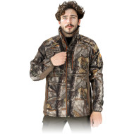 MĘSKA KURTKA OCHRONNA SOFTSHELL Z FUTERKIEM WIATROODPORNA REGULAR ZAMEK KIESZENIE
