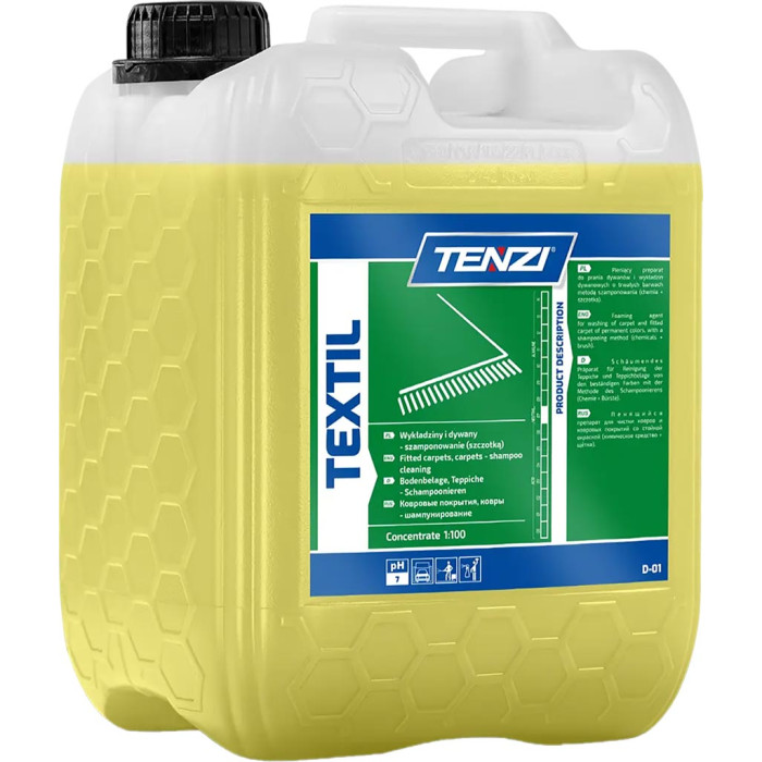 TEXTIL – KONCENTROWANY PREPARAT DO PRANIA DYWANÓW I WYKŁADZIN – 5 L