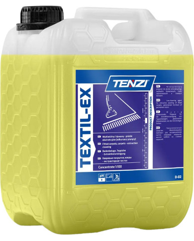 TEXTIL-EX – KONCENTROWANY PREPARAT DO PRANIA DYWANÓW I WYKŁADZIN – 5 L