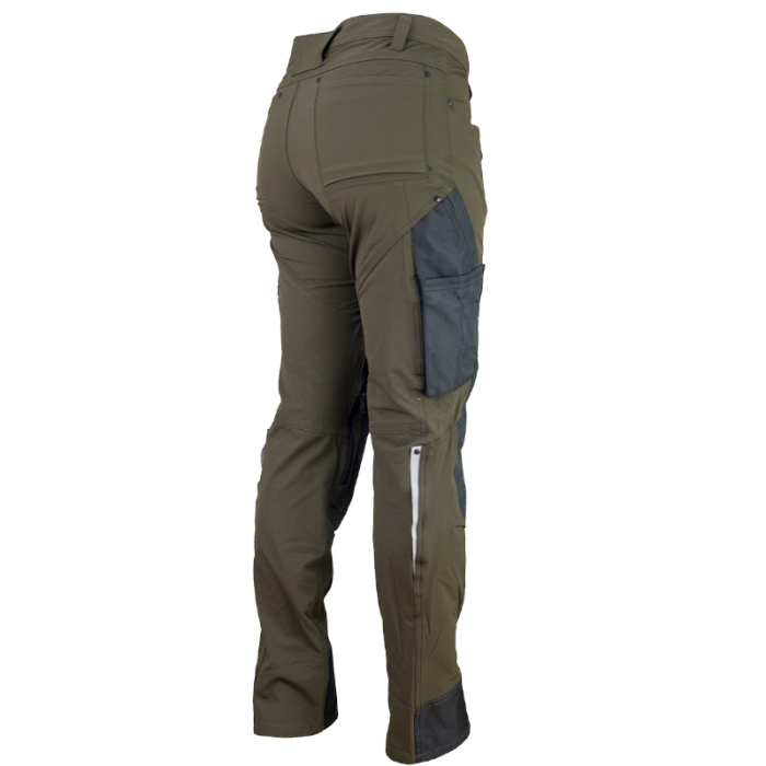 SPODNIE DO PASA ROBOCZE, OUTDOOROWE URGENT 728, BOJÓWKI, KHAKI