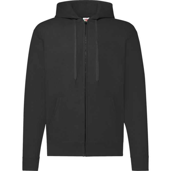 MĘSKA BLUZA Z KAPTUREM I ZAMKIEM CLASSIC 80% BAWEŁNA 280 G/M2