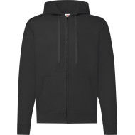 MĘSKA BLUZA Z KAPTUREM I ZAMKIEM CLASSIC 80% BAWEŁNA 280 G/M2