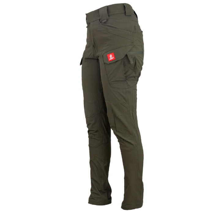SPODNIE ROBOCZE OUTDOOROWE BOJÓWKI URGENT 735, KHAKI, ELASTYCZNE