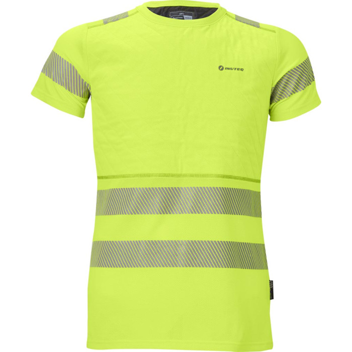 T-SHIRT CHŁODZĄCY INUTEQ-H2O® Z ODBLASKAMI I ANTYBAKTERYJNĄ WKŁADKĄ – MOKRA TECHNOLOGI