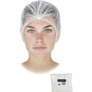 CZEPEK TYPU CLIP JEDNORAZOWY Z POLIPROPYLENU 10 G/M² – 100 SZTUK, PRZEWIEWNY