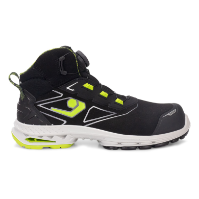 BUTY ROBOCZE PORTWEST B1714A COPENHAGEN S7S ESD LG SC FO SR Z SYSTEMEM BOA – CZARNO-LIMONKOWE