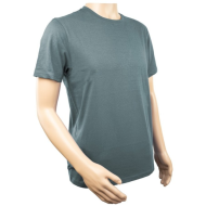 KOSZULKA T-SHIRT 4WRK, BAWEŁNA 145G, SZARY MELANŻ, LEKKA, DO PERSONALIZACJI