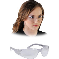OKULARY OCHRONNE MCR CHECKLITE UTT, TRANSPARENTNE, PRZECIWODPRYSKOWE