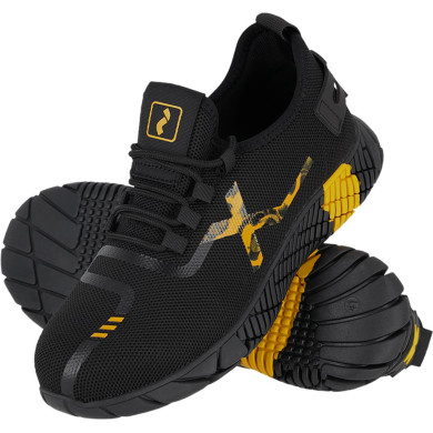 BUTY BEZPIECZNE GALAXY MĘSKIE S1 PL Z KEVLAROWĄ WKŁADKĄ I STALOWYM PODNOSKIEM