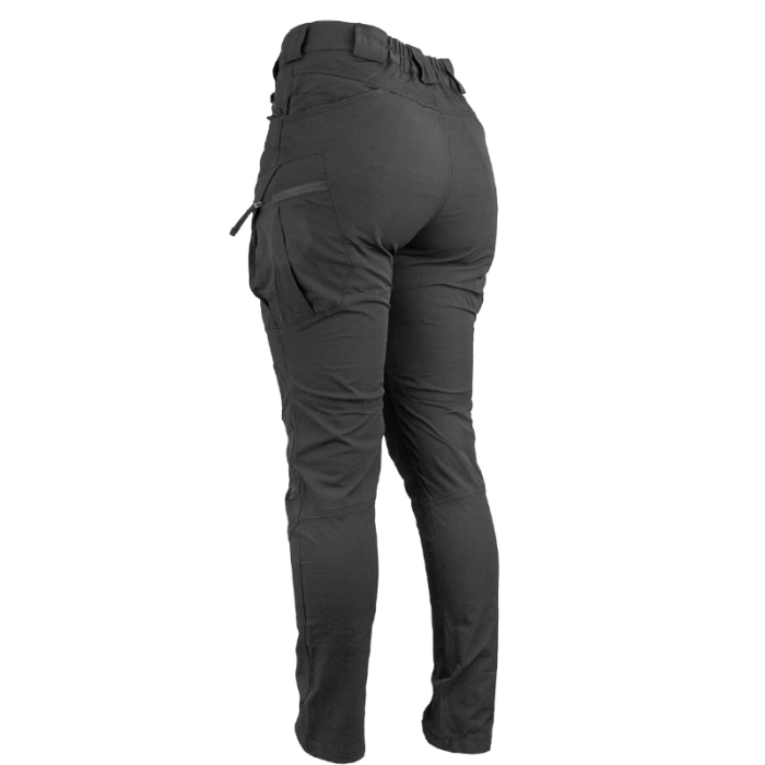 SPODNIE ROBOCZE URGENT 725, DO PASA, OUTDOOR, ELASTYCZNE, 190G, CZARNE