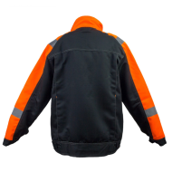 BLUZA ROBOCZA URGENT 914 OSTRZEGAWCZA CZARNO-POMARAŃCZOWA