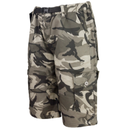 KRÓTKIE SPODENKI ROBOCZE URGENT 641, BAWEŁNIANE, CAMO GREY