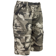 KRÓTKIE SPODENKI ROBOCZE URGENT 641, BAWEŁNIANE, CAMO GREY