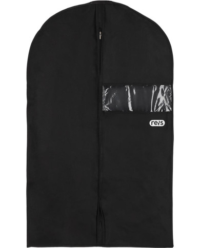 POKROWIEC NA UBRANIE 100X59 CM, WŁÓKNINA POLIPROPYLENOWA, Z OKIENKIEM, ZAMEK, WIESZAK