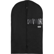 POKROWIEC NA UBRANIE 100X59 CM, WŁÓKNINA POLIPROPYLENOWA, Z OKIENKIEM, ZAMEK, WIESZAK