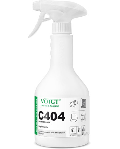 ODPLAMIACZ C404 STAIN REMOVER DO WYKŁADZIN DYWANÓW TAPICEREK USUWA PLAMY OLEISTE I WODNE