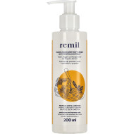 KREM DO RĄK, PAZNOKCI I CIAŁA Z POMPKĄ, 200ML, ALOES, MIGDAŁ, PROPOLIS, WITAMINY