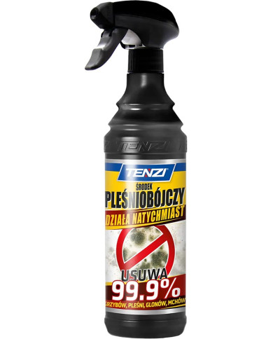ŚRODEK DO USUWANIA PLEŚNI I GRZYBA DEZYNFEKCJA GRZYBOBÓJCZA BEZPIECZNY SPRYSKIWACZ 600 ML