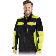 BLUZA OCHRONNA MĘSKA POLIESTER BAWEŁNA ZAMEK KIESZENIE ODBLASKI REGULAR