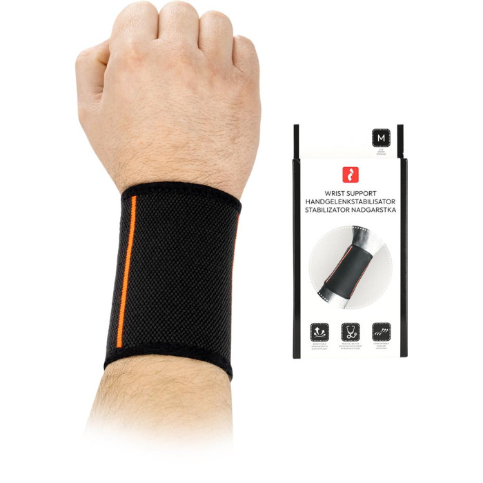 ELASTYCZNA OPASKA NA NADGARSTEK NYLON GUMA STABILIZATOR BÓL OBRZĘK TRENING OCHRONA