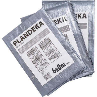 PLANDEKA OCHRONNA POLIETYLEN 110G MOCNA WODOODPORNA MROZOODPORNA DO OGRODU I BUDOWNICTWA