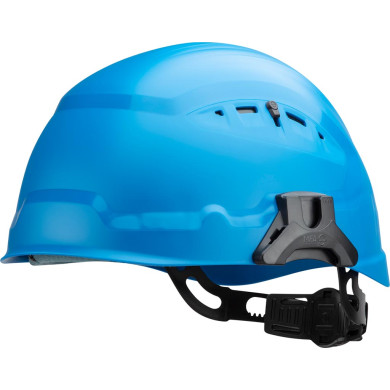 HEŁM OCHRONNY CROSS UP POLIETYLEN THERMOPLAST REGULACJA 53-61 CM -30°C MM WYDŁUŻONY TYŁ