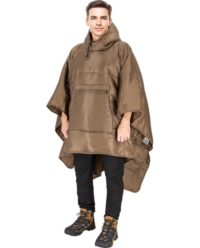 PONCZO TURYSTYCZNE OCIEPLANE TACTICAL GUARD POLIESTER KAPTUR KURTKA KOC ŚPIWÓR SURVIVAL