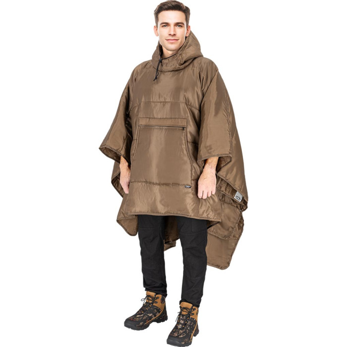 PONCZO TURYSTYCZNE OCIEPLANE TACTICAL GUARD POLIESTER KAPTUR KURTKA KOC ŚPIWÓR SURVIVAL