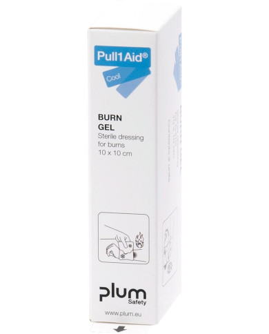 OPATRUNEK ŻELOWY PULL1AID BURN GEL 10X10 CM DO OPARZEŃ ZESTAW 2 SZTUKI
