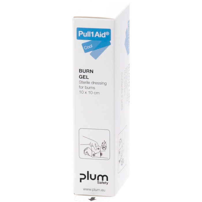 OPATRUNEK ŻELOWY PULL1AID BURN GEL 10X10 CM DO OPARZEŃ ZESTAW 2 SZTUKI