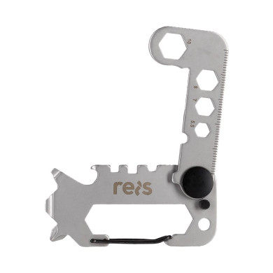 NARZĘDZIE KIESZONKOWE 9W1 STAL NIERDZEWNA MULTITOOL KARABIŃCZYK OUTDOOR TURYSTYKA