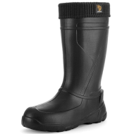 KALOSZE ROBOCZE PROCERA TRACKER BLACK, KOŁNIERZ SZTRUKSOWY, WKŁADKA, TWORZYWO EVA, CZARNE