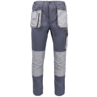 SPODNIE ROBOCZE PROCERA PROMAN STRETCH 250, DO PASA, ELASTYCZNE, TRWAŁE, SZARE