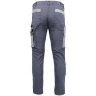 SPODNIE ROBOCZE PROCERA PROMAN STRETCH 250, DO PASA, ELASTYCZNE, TRWAŁE, SZARE
