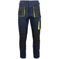 SPODNIE ROBOCZE PROCERA PROMAN STRETCH 250, MONTERSKIE, DO PASA, GRANATOWE