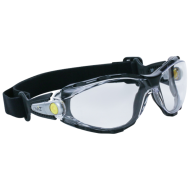 OKULARY OCHRONNE DELTA PLUS PACAYA CLEAR STRAP LYVIZ NA GUMCE REGULOWANE POLIWĘGLAN PRZEZROCZYSTE