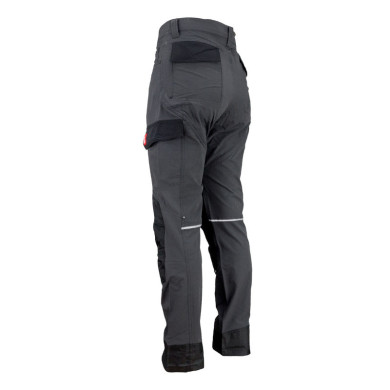 SPODNIE ROBOCZE URGENT 767 DO PASA OUTDOOR SZARO-CZARNE