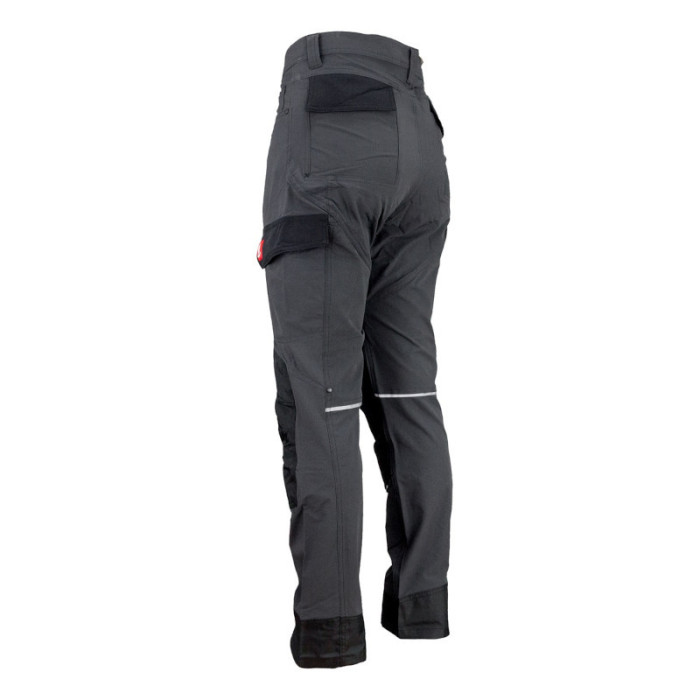 SPODNIE ROBOCZE URGENT 767 DO PASA OUTDOOR SZARO-CZARNE