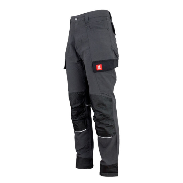 SPODNIE ROBOCZE URGENT 767 DO PASA OUTDOOR SZARO-CZARNE