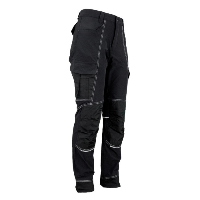 SPODNIE ROBOCZE URGENT 766 DO PASA OUTDOOR CZARNE
