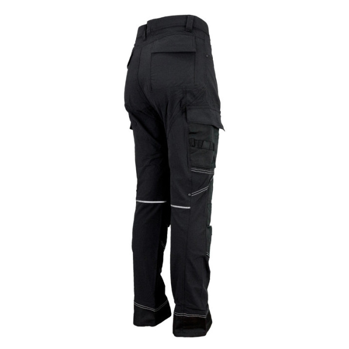 SPODNIE ROBOCZE URGENT 766 DO PASA OUTDOOR CZARNE