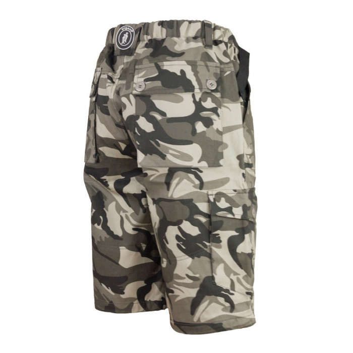 SZORTY ROBOCZE URGENT CAMO GREY 100% BAWEŁNA 250 g/m2 MORO