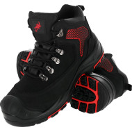 BUTY ROBOCZE PROCERA BERG S3 SRC KOZAKI OCIEPLANE Z ODBLASKAMI SKÓRA CZARNE