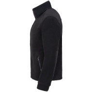 BLUZA ROBOCZA PREMIUM JHK FLRA 340 Z POLARU ZE WZMOCNIENIAMI CZARNA